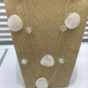 Gold-plated necklace. A fashionable, trendy, casual and versatile necklace details Picture